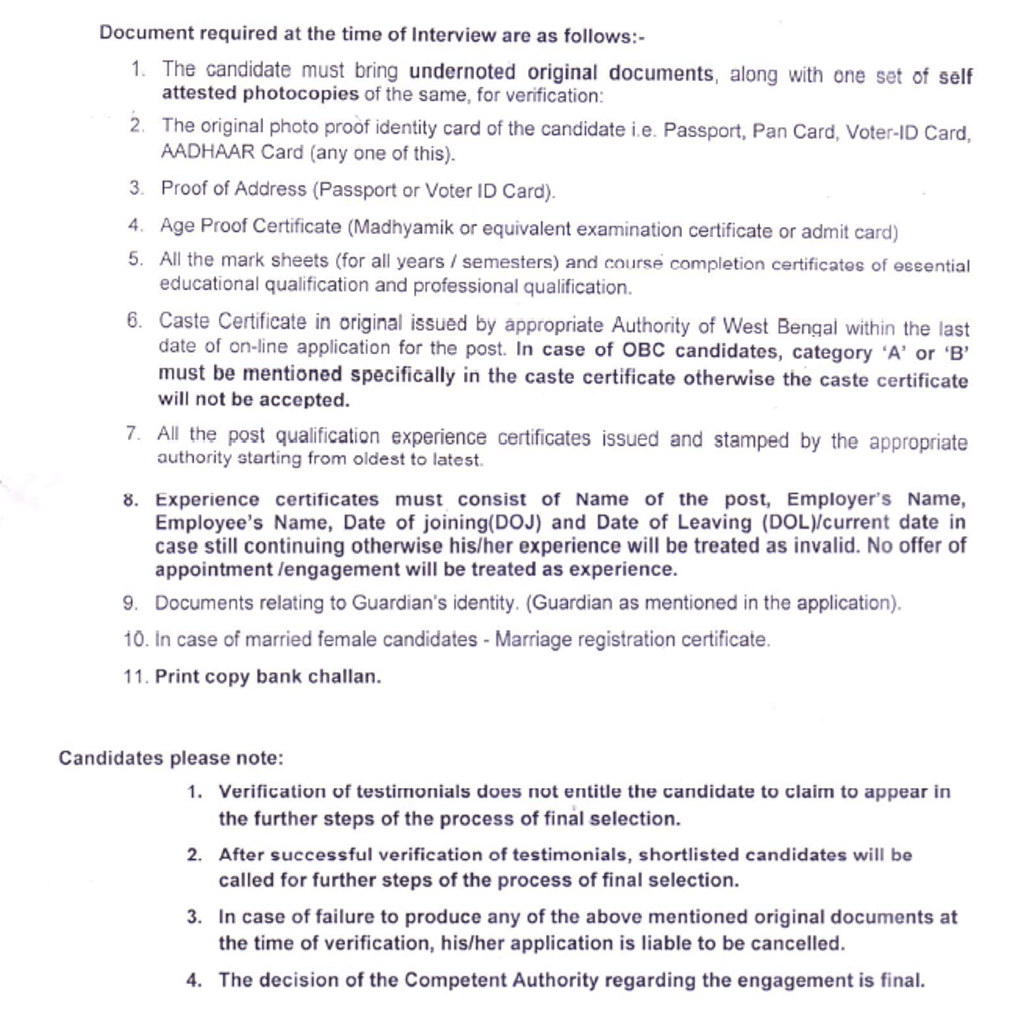 nhm bankura recruitment 2